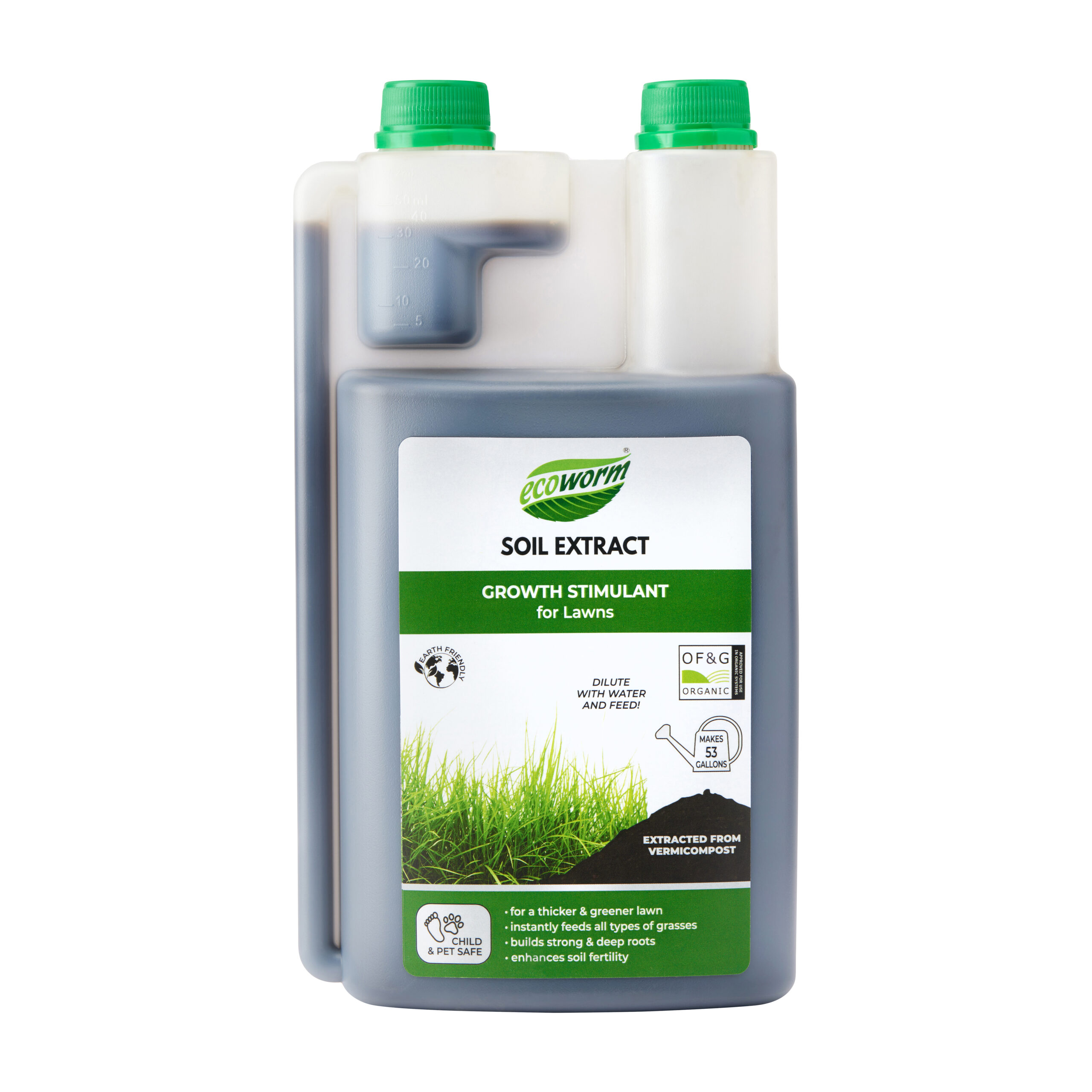 Ecoworm 1L Soil Extract for Lawns