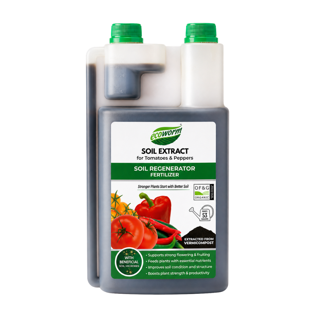Soil Extract For Tomatoes and Peppers 35 fl oz (makes 53 gallons)