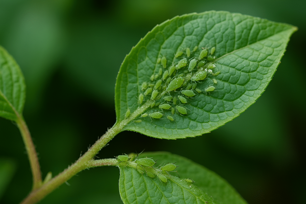 aphids are common fall garden pests controlled with insecticidal soap