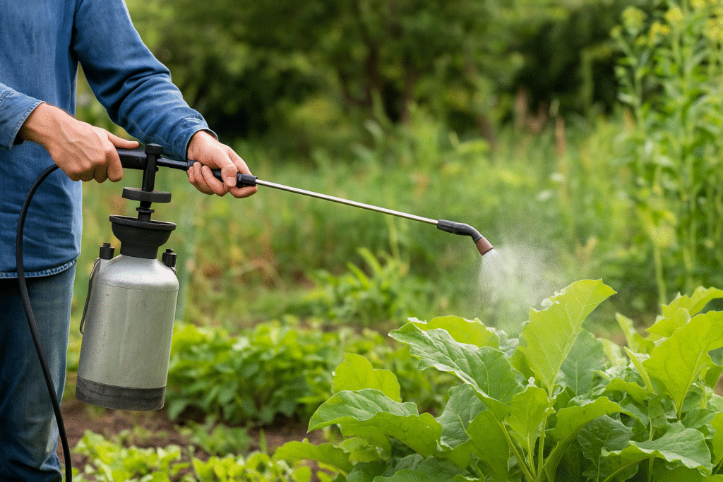 organic spray to prevent overwintering garden pests in fall
